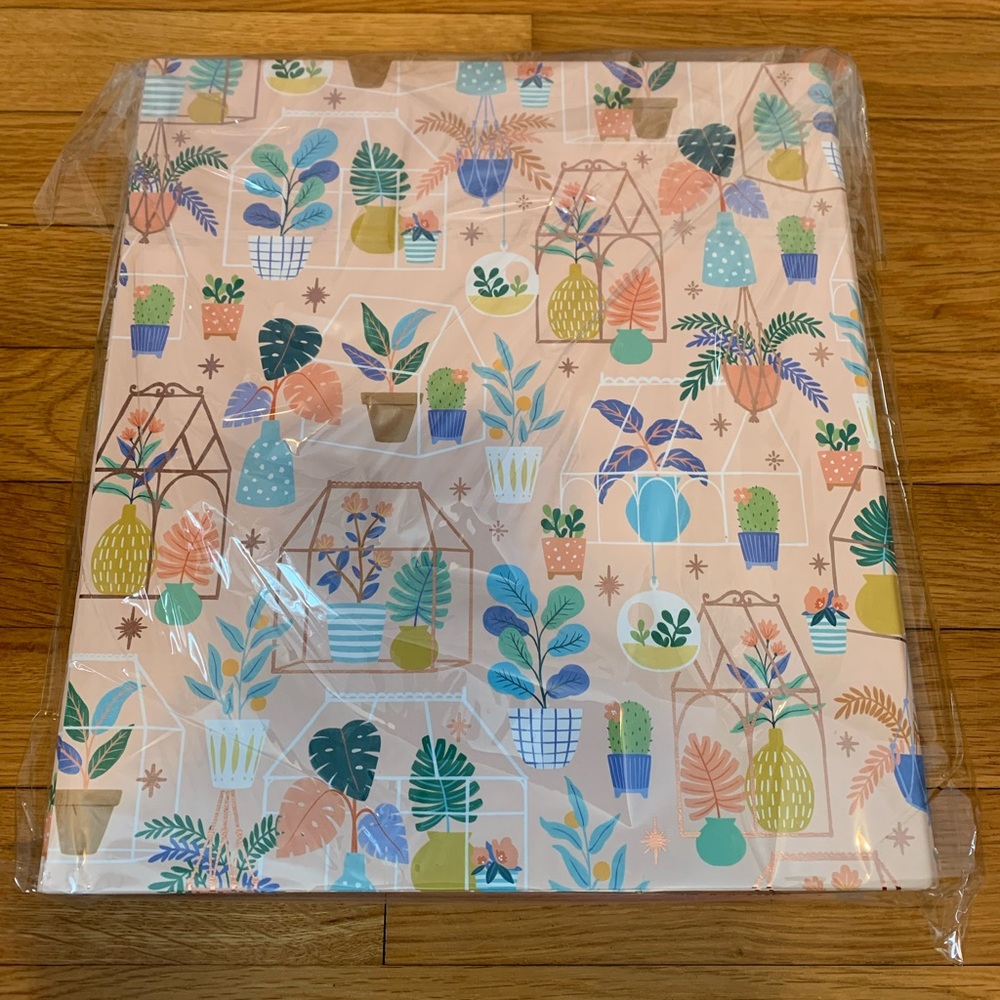 2 Pack Plants 1 Inch Binder bundle Pink